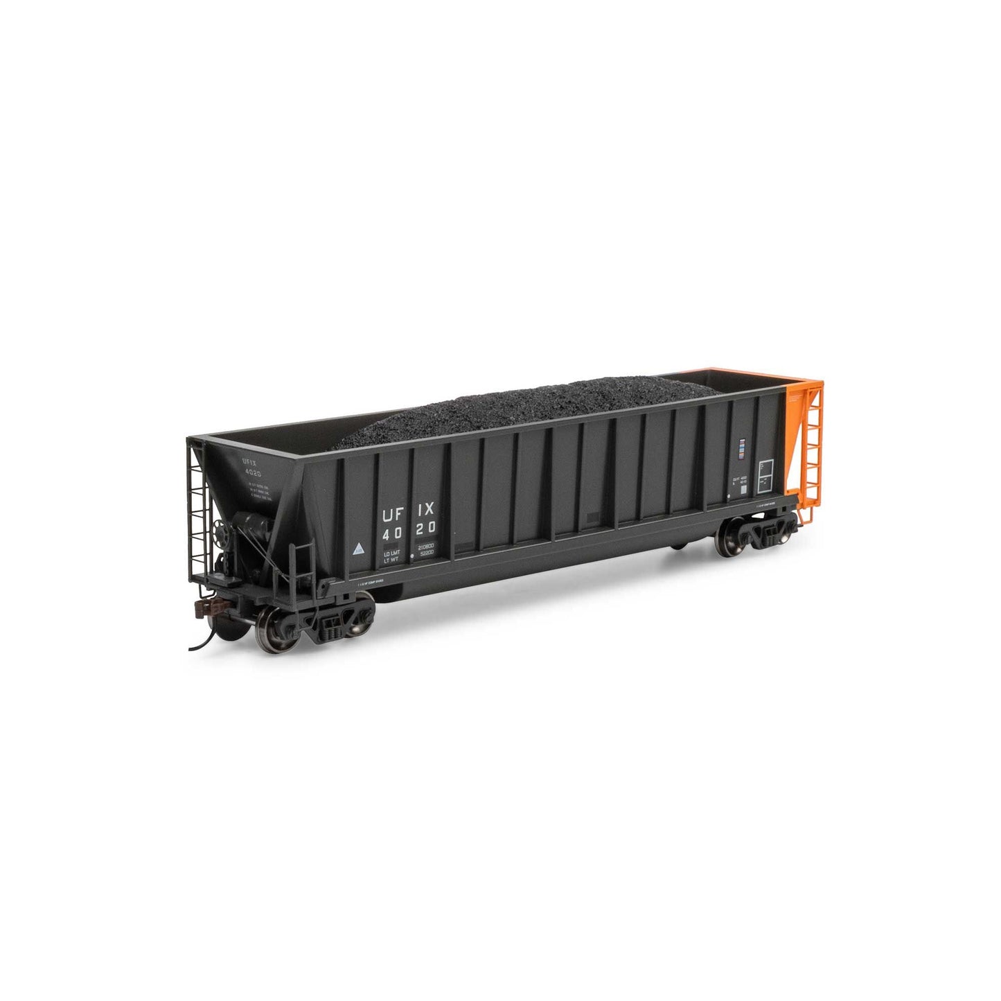 HO ATH Berwick Bathtub Gondola with Load UFIX Primed for Grime (ATH-1397)