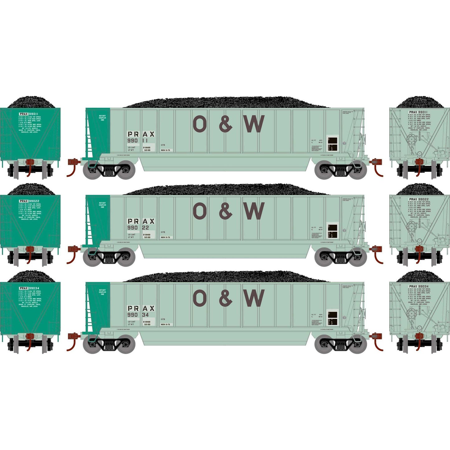 HO Berwick Bathtub Gondola Primed For Grime Model (ATH-1402)