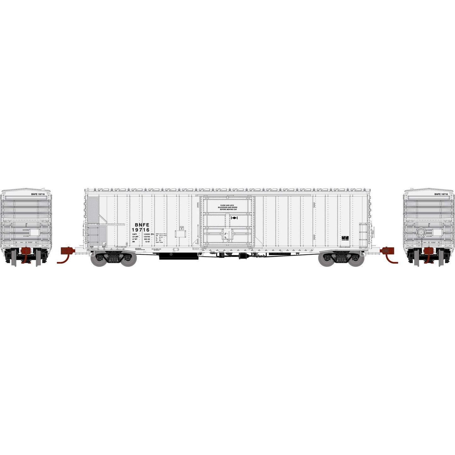 N ATH 57' FGE Mechanical Reefer BNFE White Model (ATH-1467)