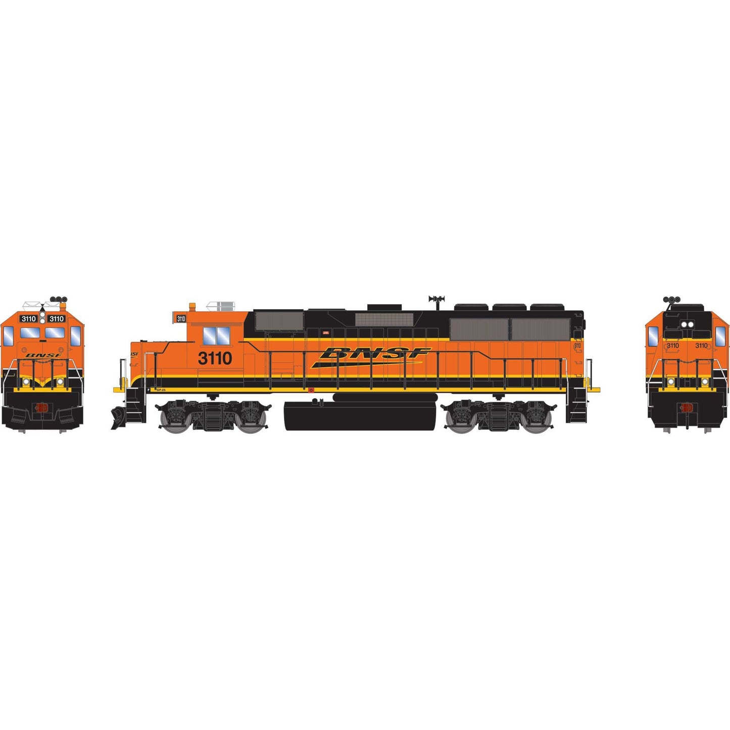 HO Athearn GP50 Locomotive with DCC and Sound BNSF #3110 (ATH-1518)