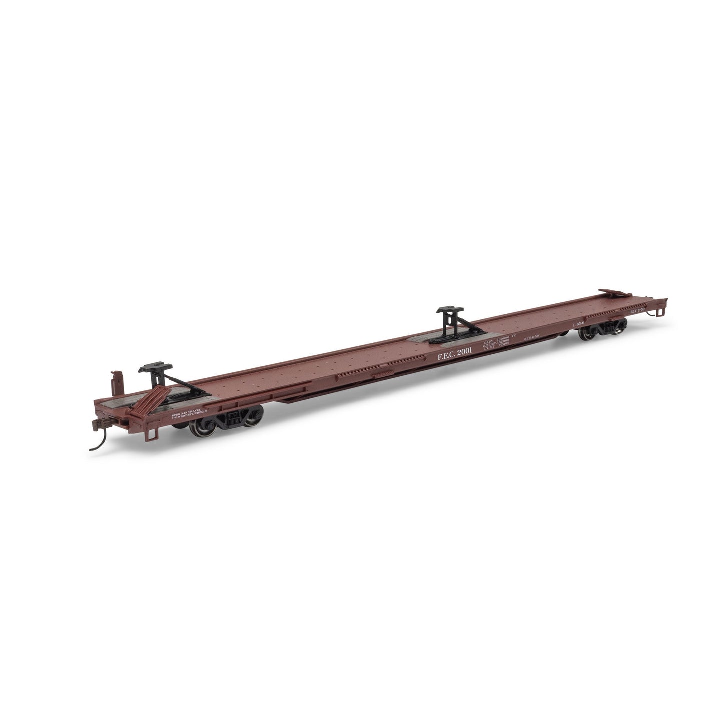 HO ATH 85' TOFC Flat Car, FEC #2001 (ATH-1554)