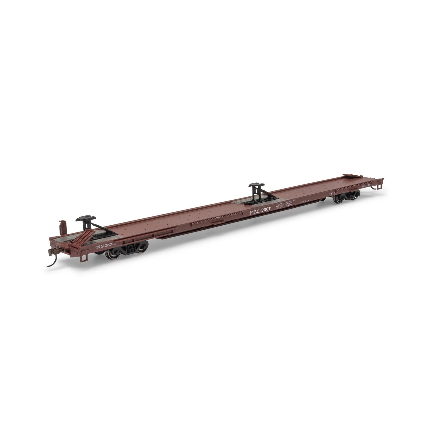 HO ATH 85' TOFC Flat Car FEC #2007 (ATH-1555)