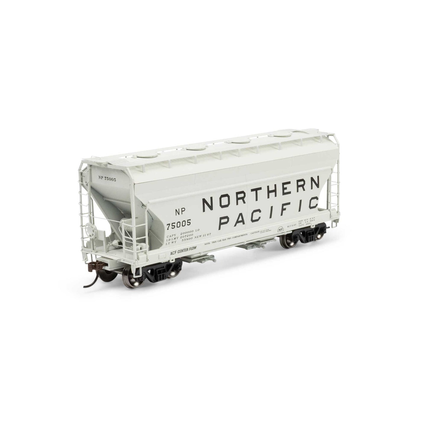 HO ACF 2970 Covered Hopper NP #75005 Plastic Model (ATH-1689)