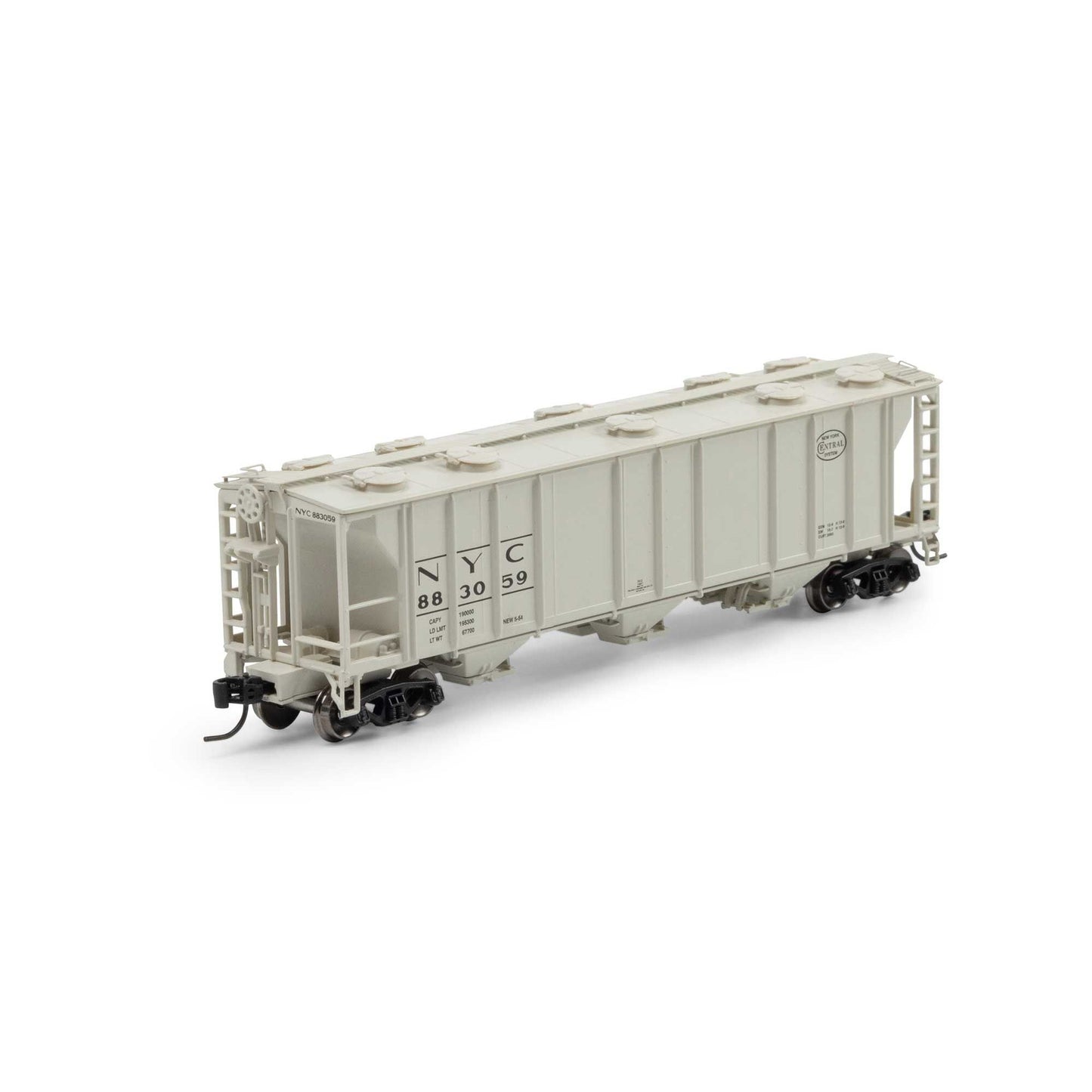 N PS-2 2893 3-Bay Covered Hopper NYC #883059 (ATH-1726)