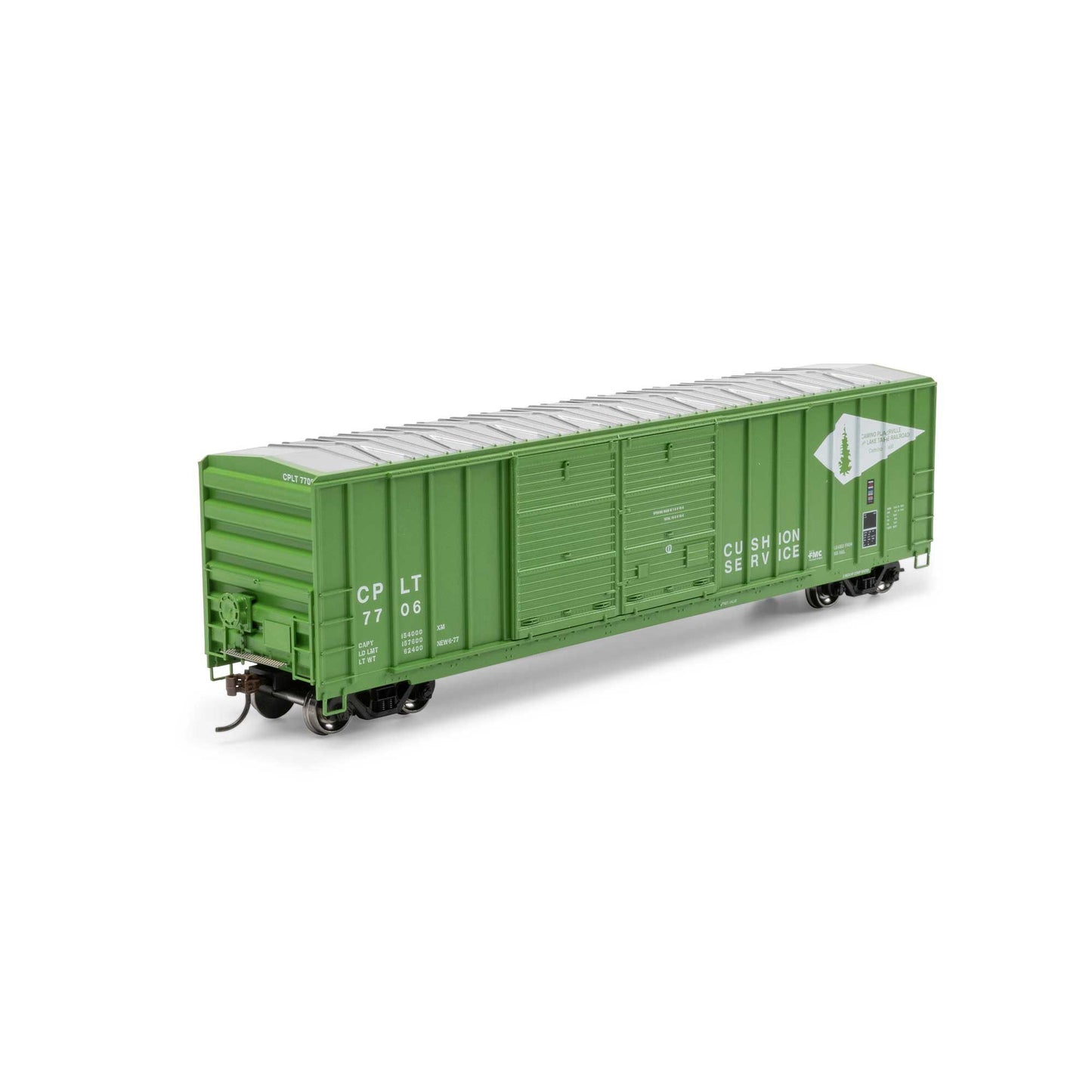 HO 50' FMC 5077 DD Offset Box Car CPLT #7706 (ATH-1738)