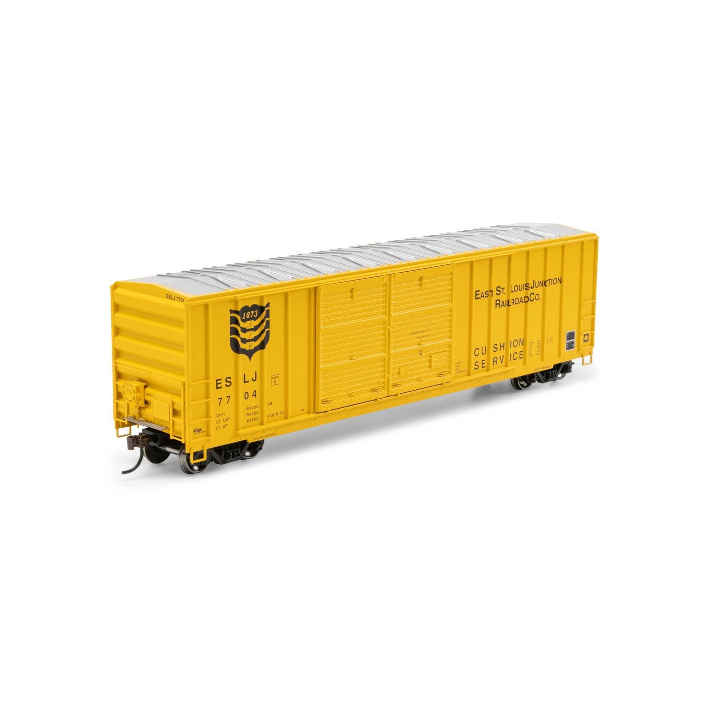 HO 50' FMC 5347 DD Offset Box Car ESLJ #7704 (ATH-1749)