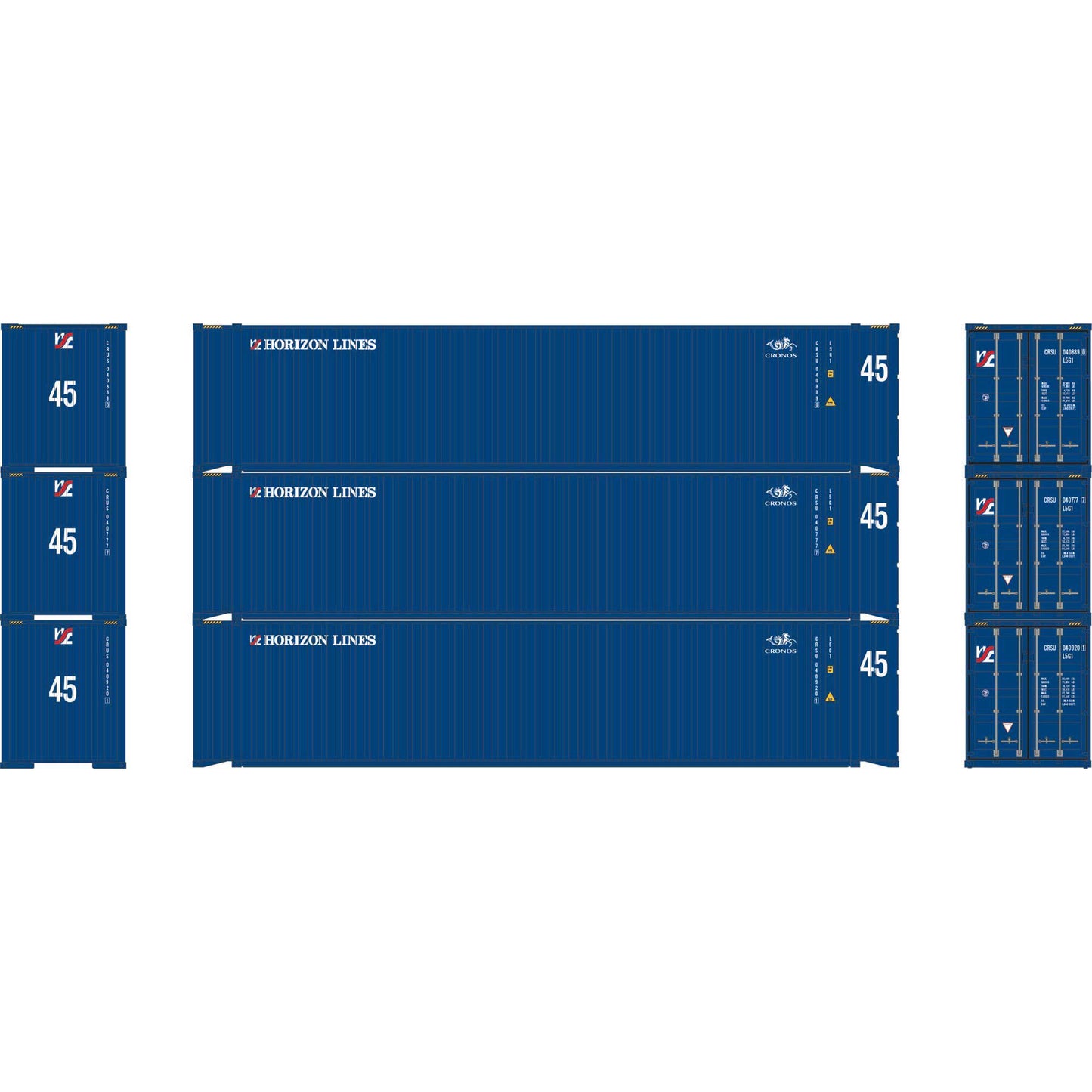 HO 45' Intermodal Containers (ATH-1832)