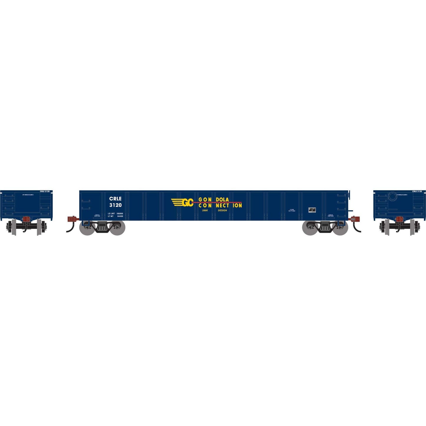 HO 52' Mill Gondola CRLE #3120 (ATH-1871)