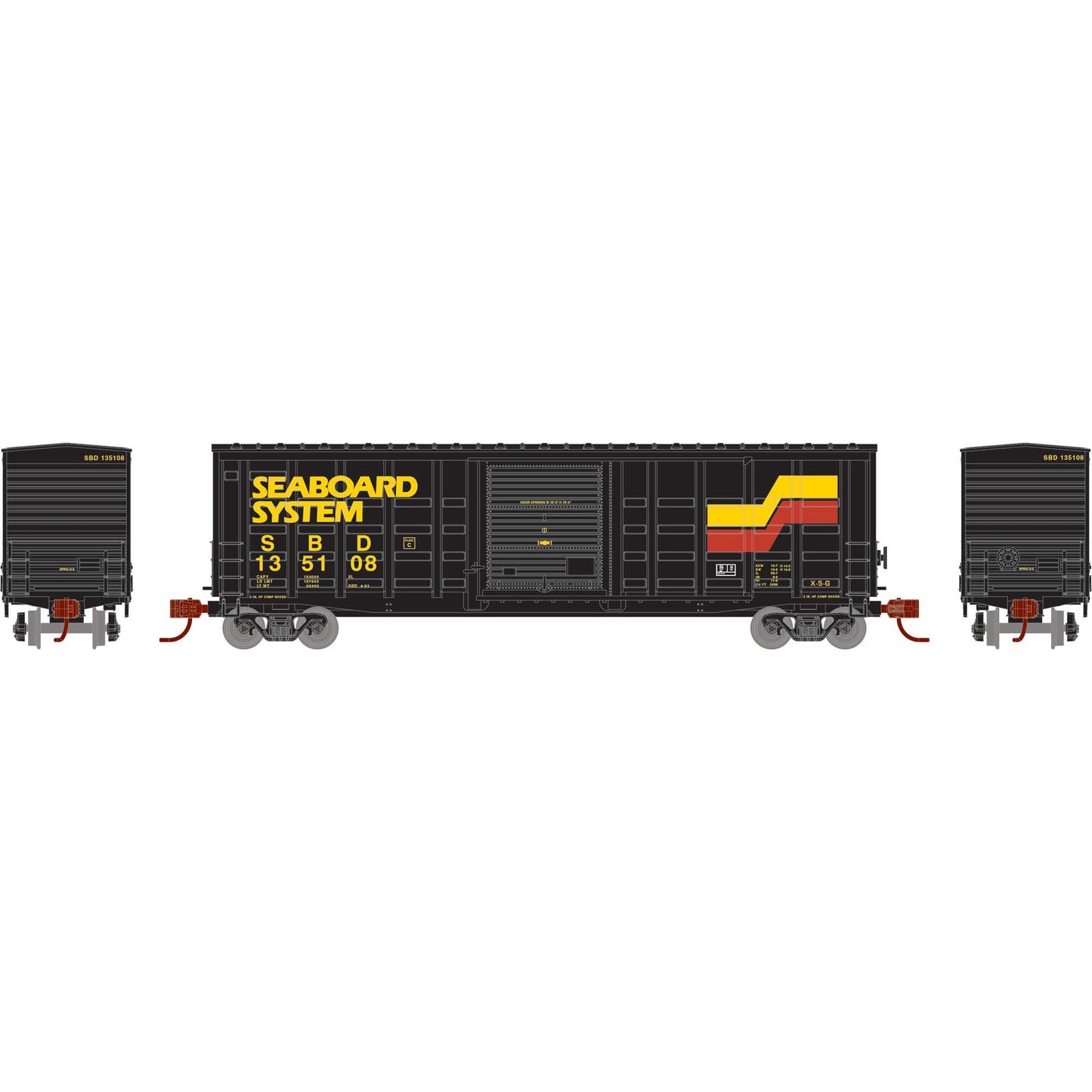 N 50' Waffle Box Car SBD #135108 (ATH-1898)