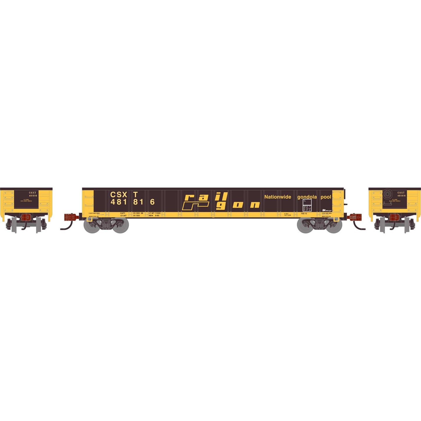 N 52' Mill Gondola CSXT #481816 (ATH-1904)