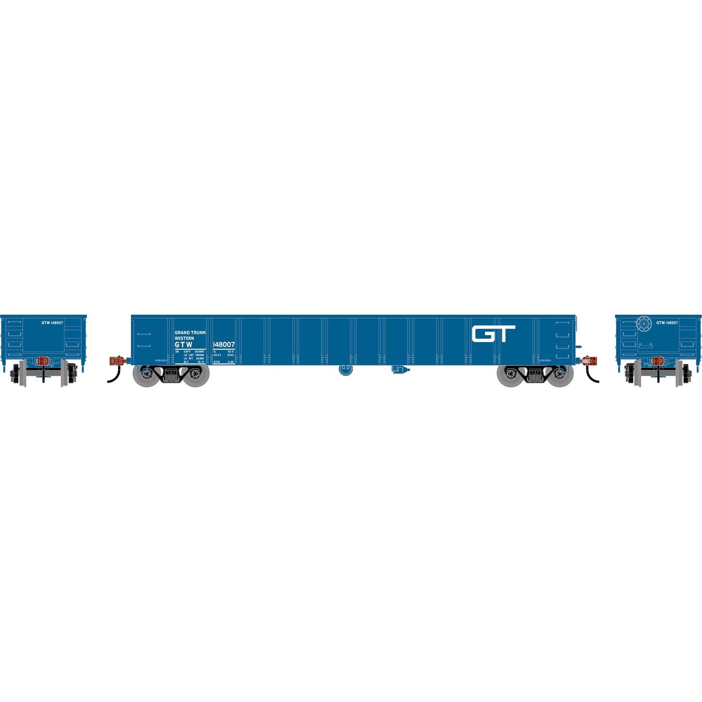 HO 52' Mill Gondola GTW #148007 (ATH-1987)