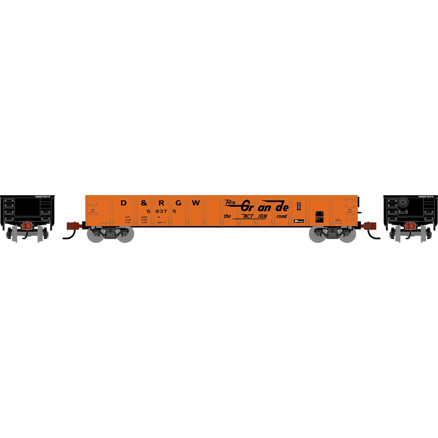 N 52' Mill Gondola DRGW #56375 (ATH-2017)