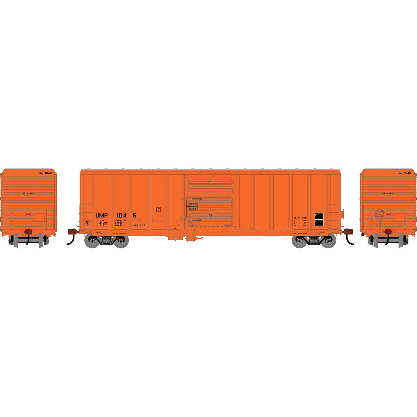 HO 50' PS 5344 Box Car UMP #1046 (ATH-2052)