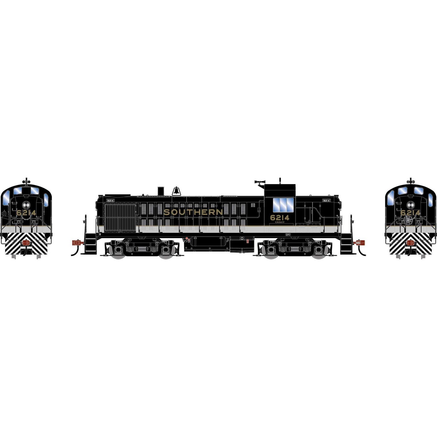 HO RS-3 Locomotive Southern Railway Unit #6214 (ATH-2143)