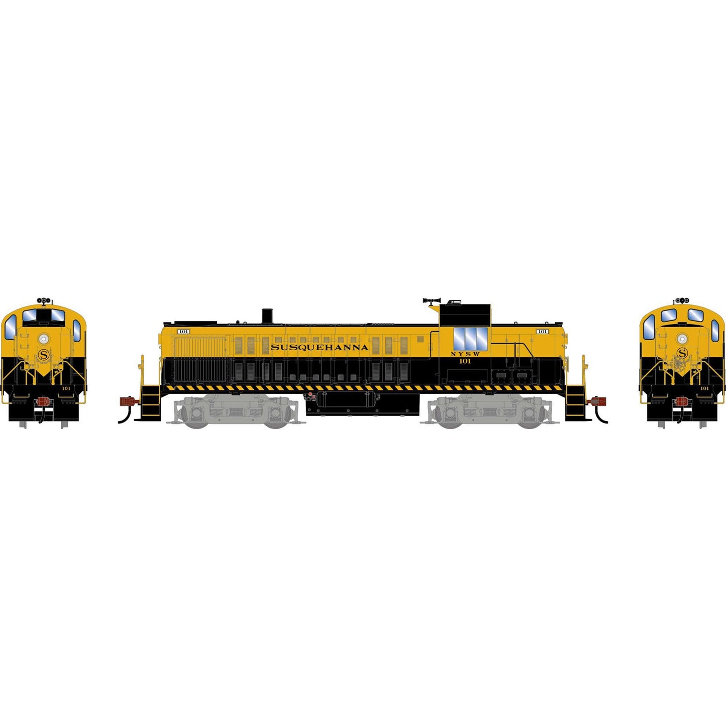 HO RS-3 Locomotive NYSW 101 (ATH-2149)