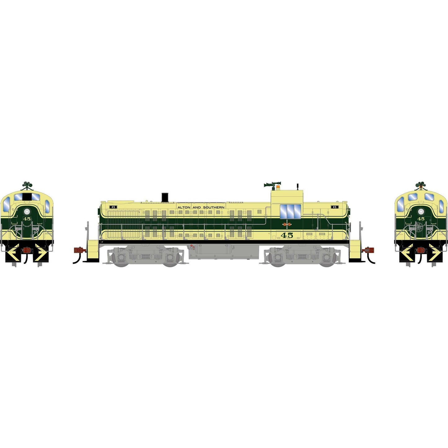 HO RS-3 Locomotive with DCC and Sound AS #45 (ATH-2170)