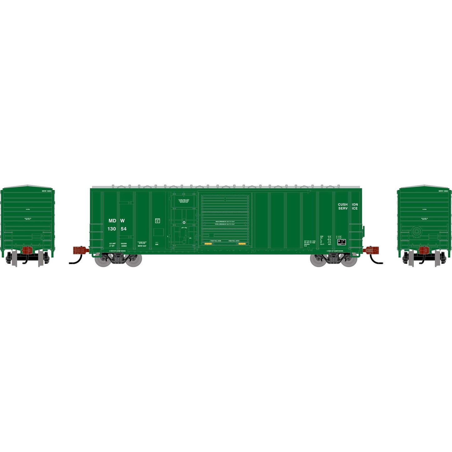 N 50' FMC 5277 Combo Door Box Car MDW #13054 (ATH-2182)