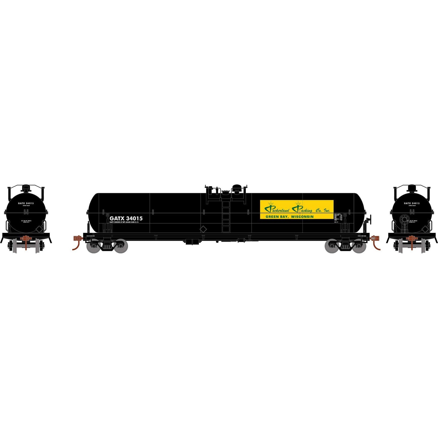 HO 62' Tank Car GATX #34017 (ATH-2215)