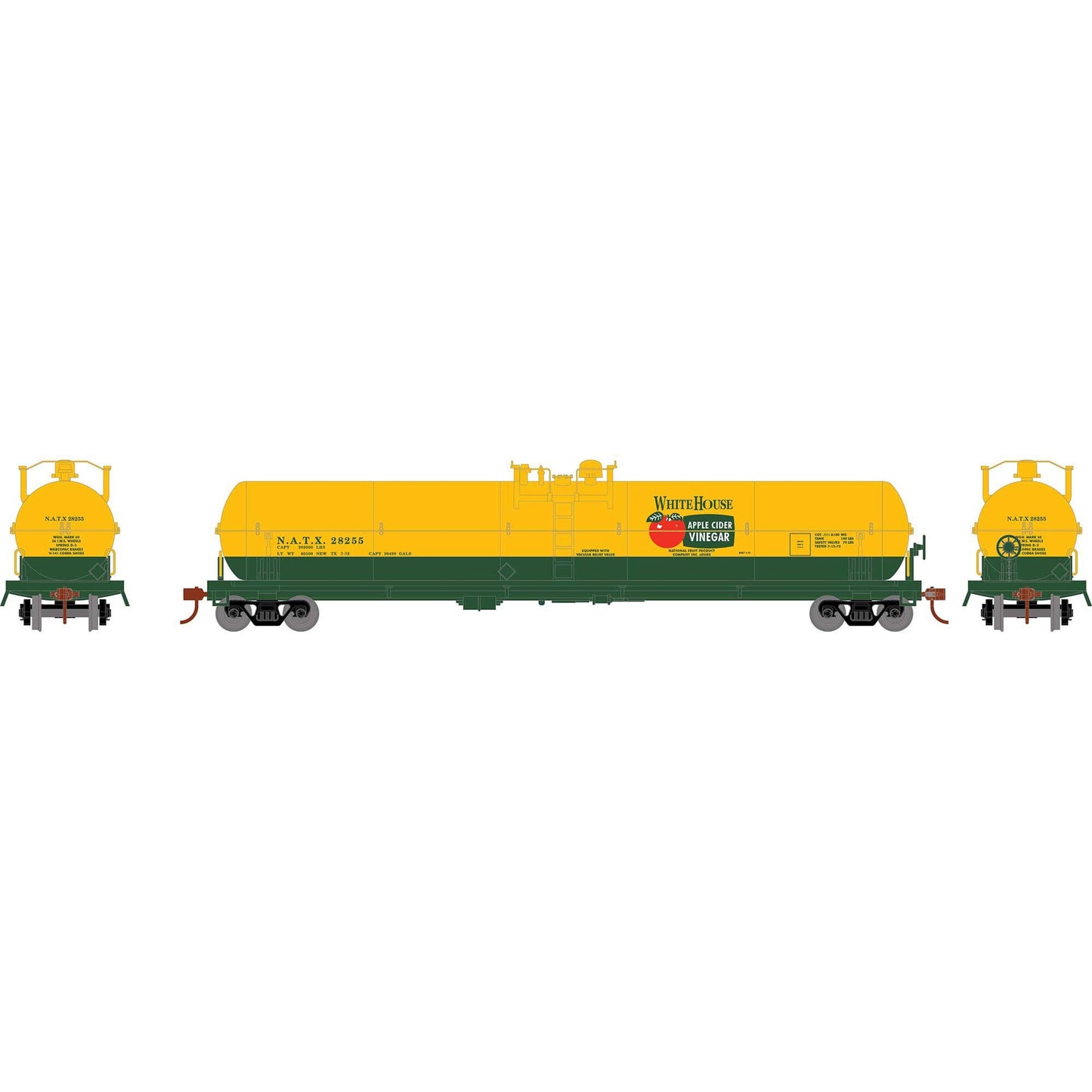 HO 62' Tank Car NATX #28255 (ATH-2218)