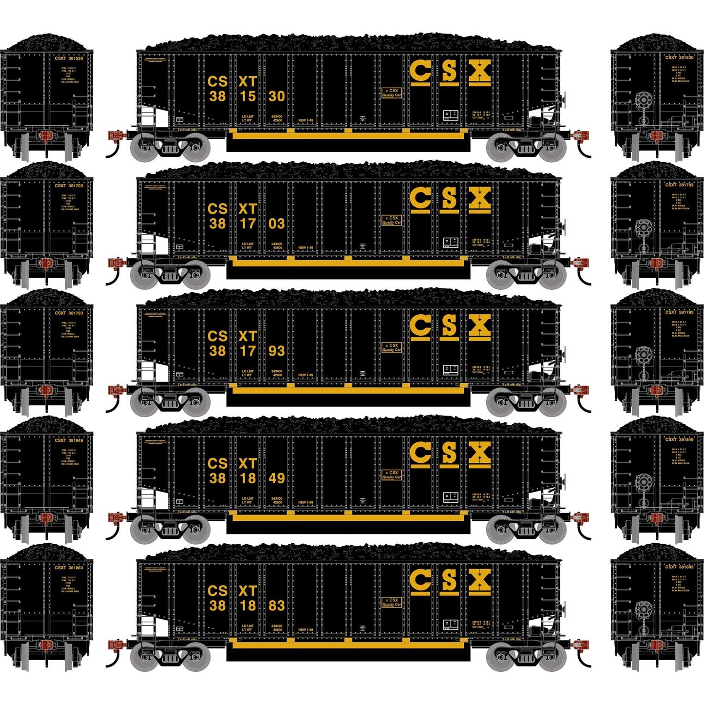 HO ATH Bethgon Coalporter with Coal Load (ATH-2294)
