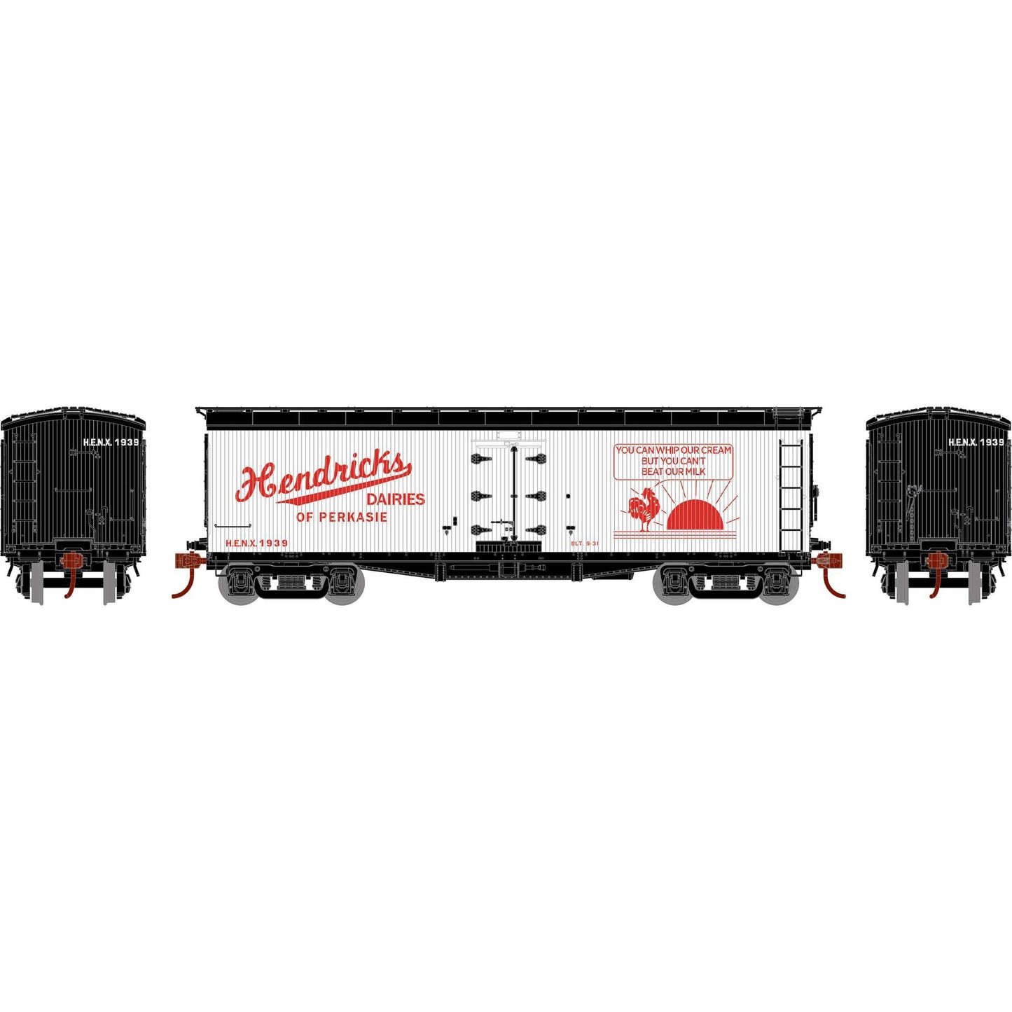 HO 40' Pfaudler Wood Milk Car (ATH-2358)