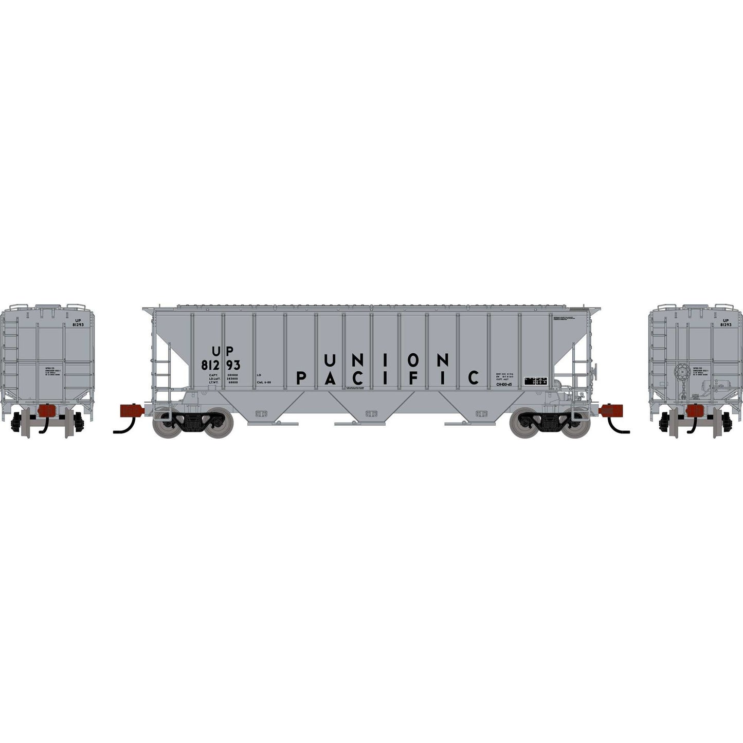 N Scale PS 4427 Covered Hopper Union Pacific #81293 (ATH-2380)