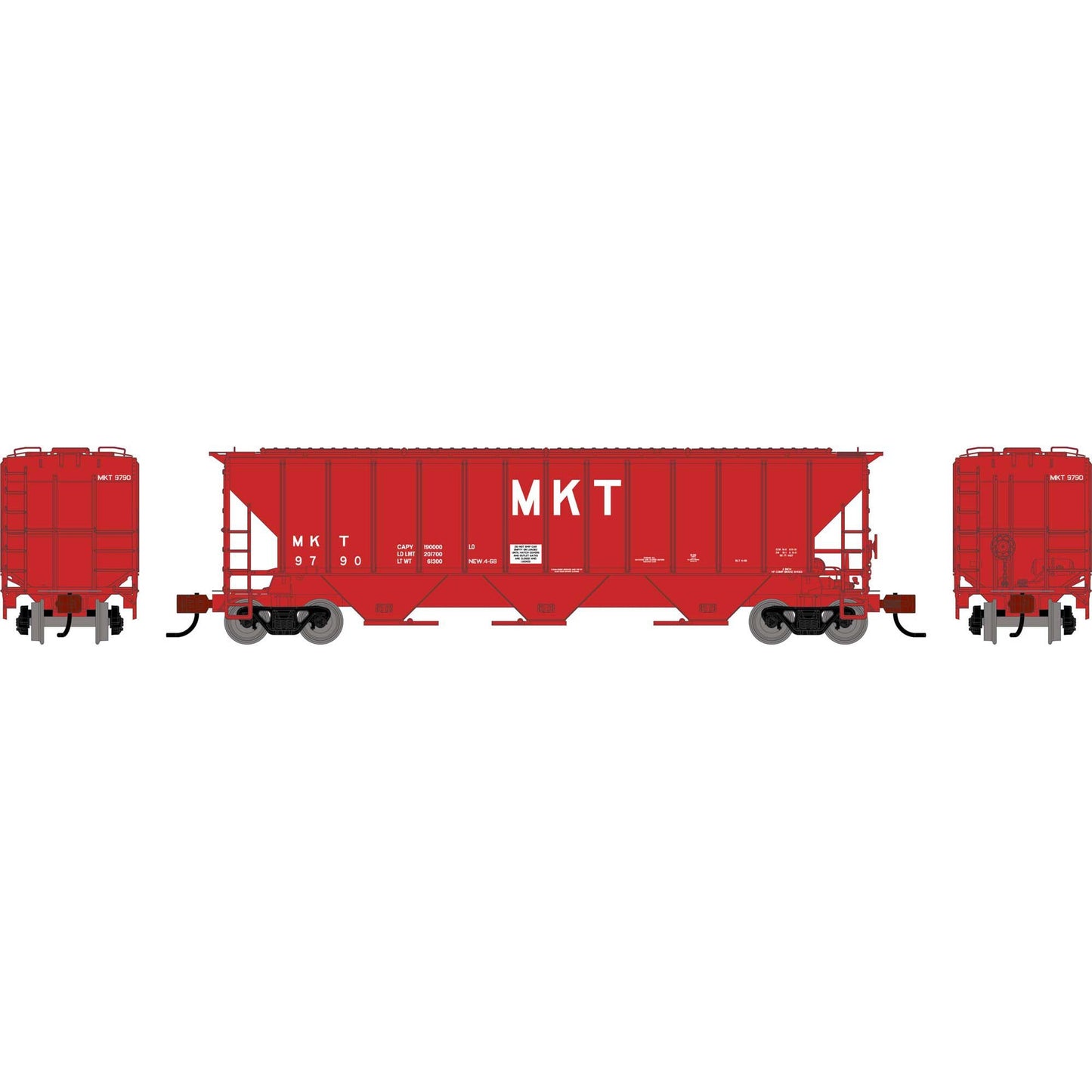 N ATH PS 4427 Covered Hopper MKT #9790 (ATH-2387)