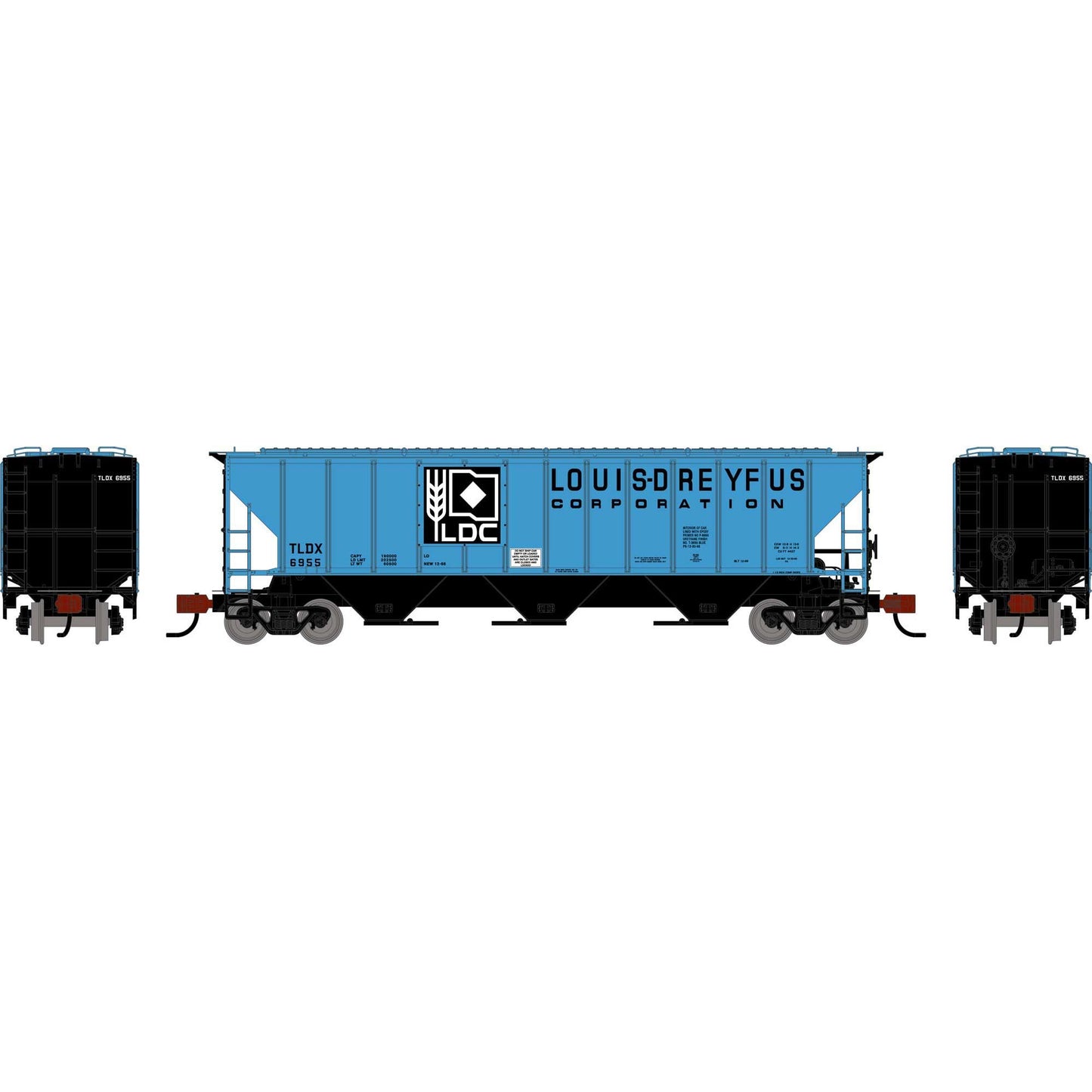 N ATH PS 4427 Covered Hopper TLDX #6955 (ATH-2396)