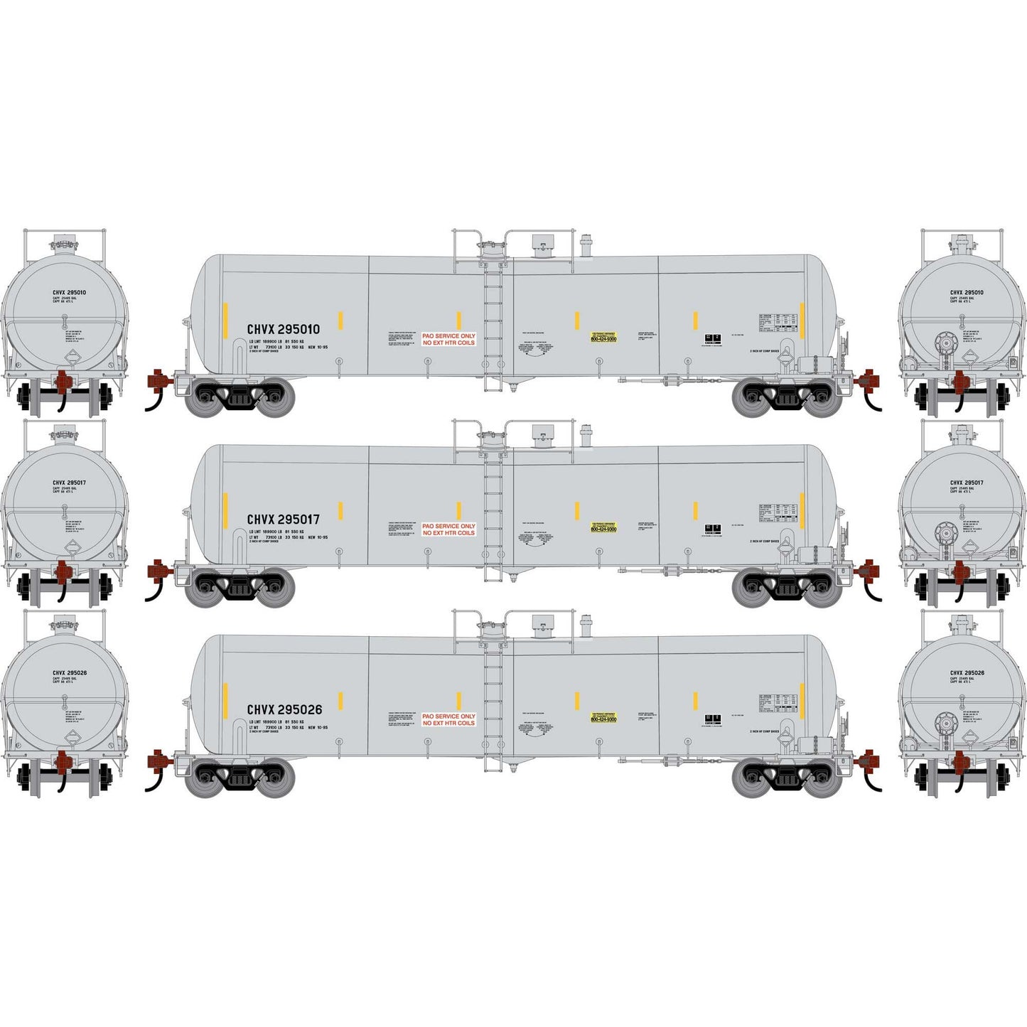 HO ATH 30K Ethanol Tank Car CHVX Model (ATH-2401)