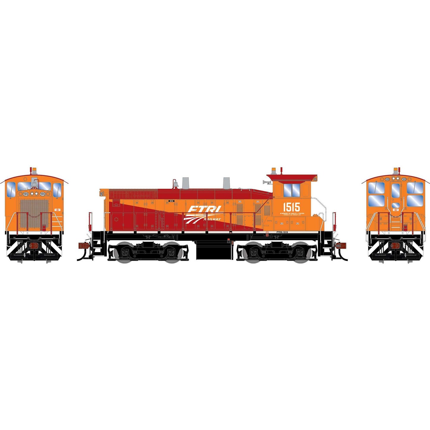 HO Athearn SW1500 Locomotive with DCC and Sound FTRL 1515 (ATH-2544)