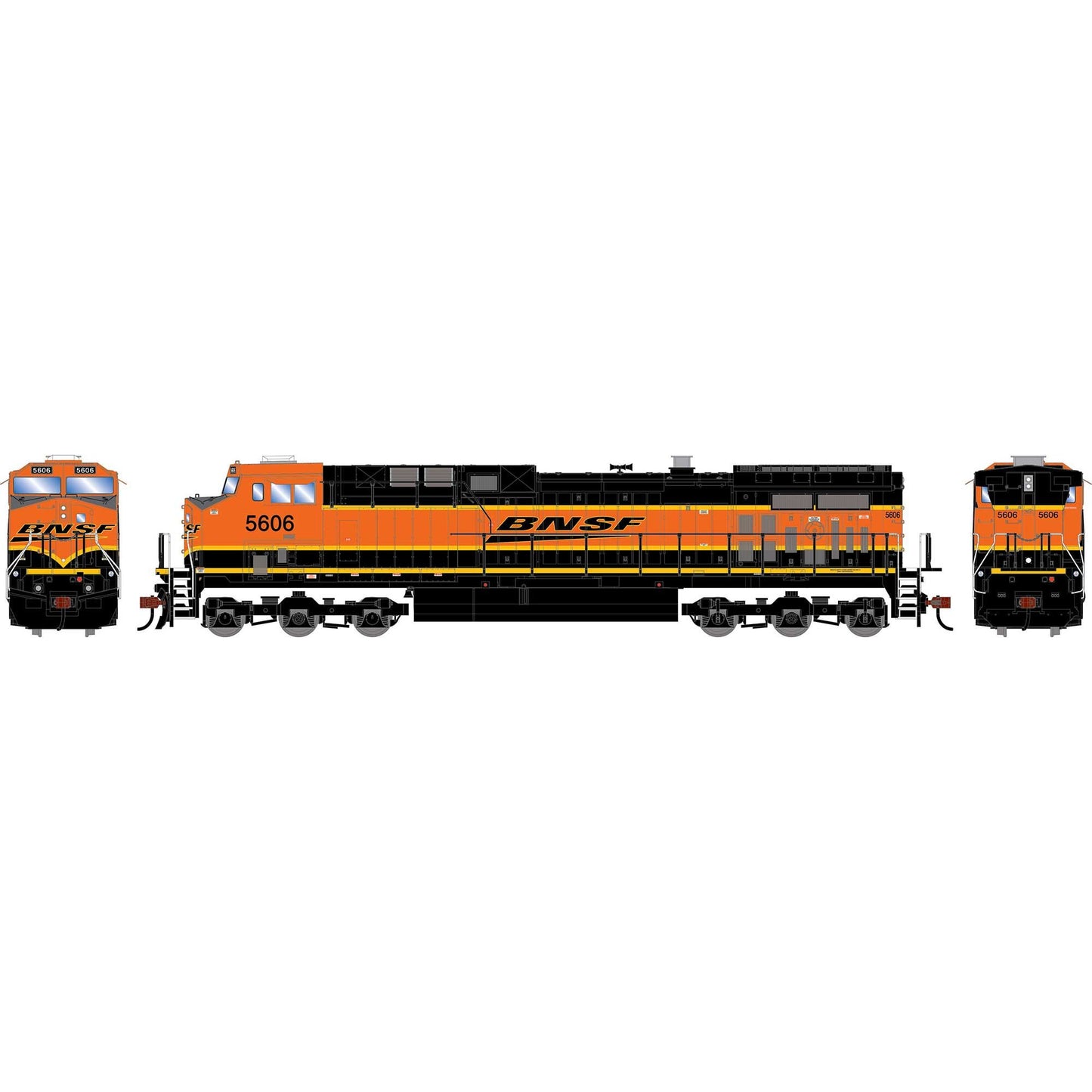 HO Athearn AC4400CW Locomotive BNSF H4 Paint Scheme (ATH-2565)
