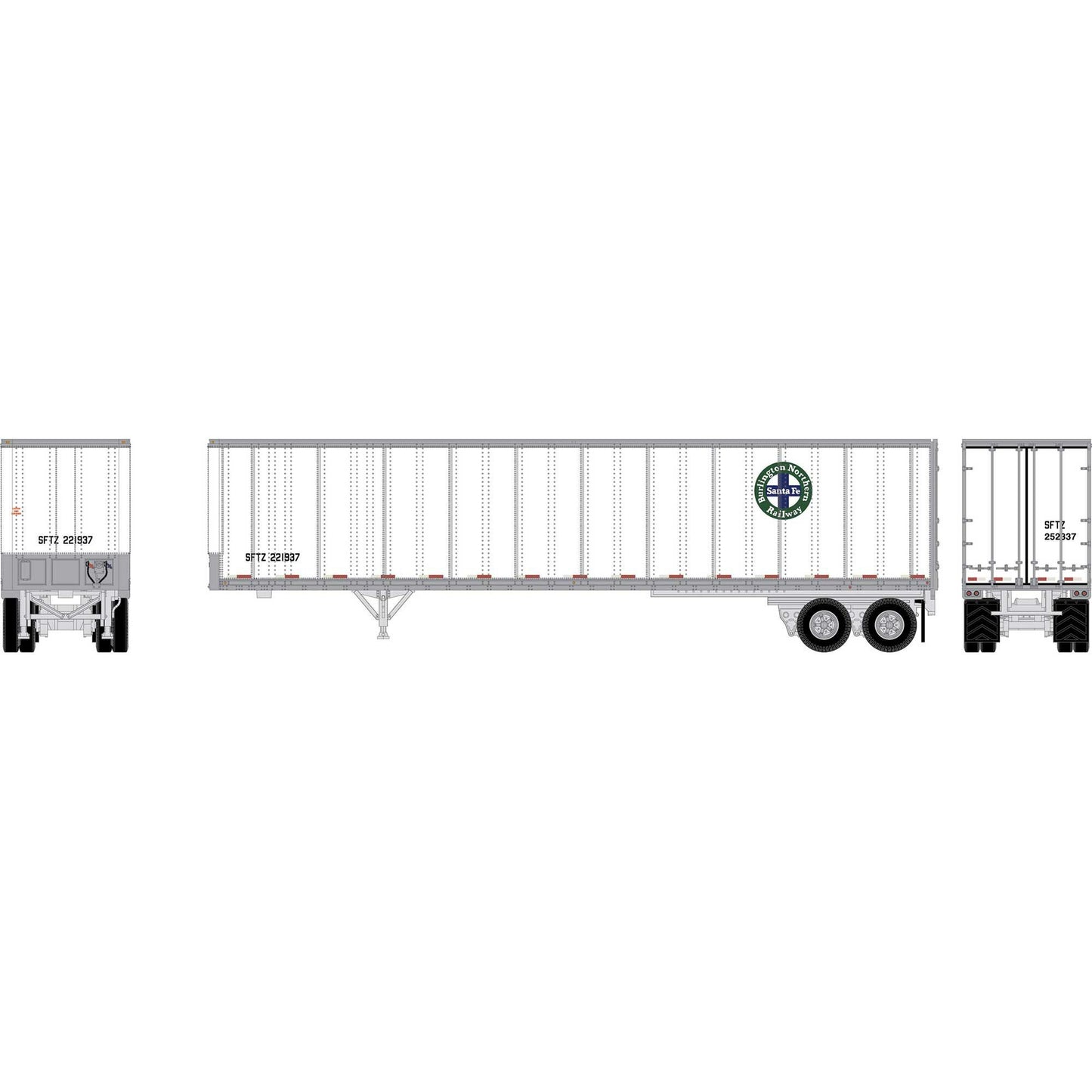 N ATH 45' Fruehauf Z-Van Trailer Smooth Side (ATH-2666)