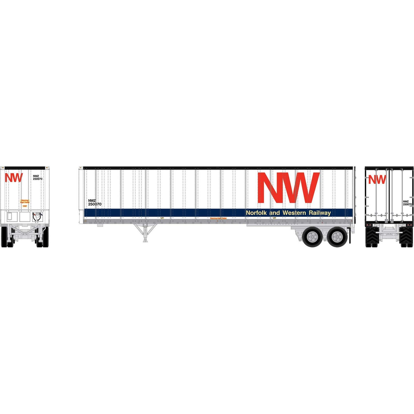 N ATH 45' Fruehauf Z-Van Trailer Smooth Side (ATH-2675)