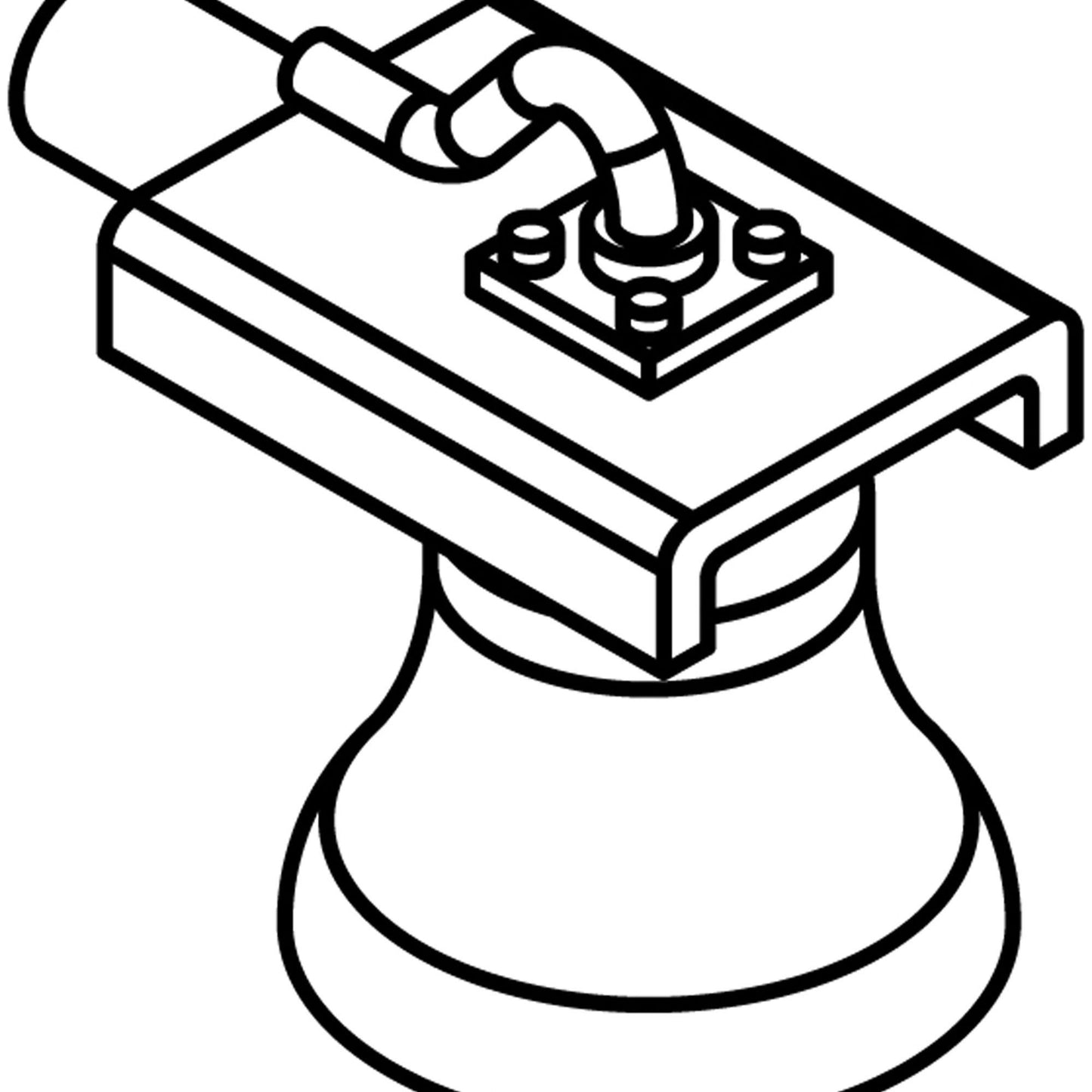 HO Bell Hood Side Mount Set of Three (ATH01092)