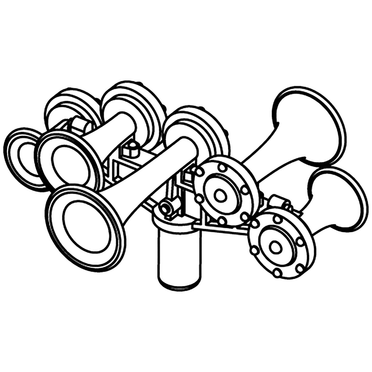 HO Nathan AirChime K5LAR24 Train Horn (ATH02031)