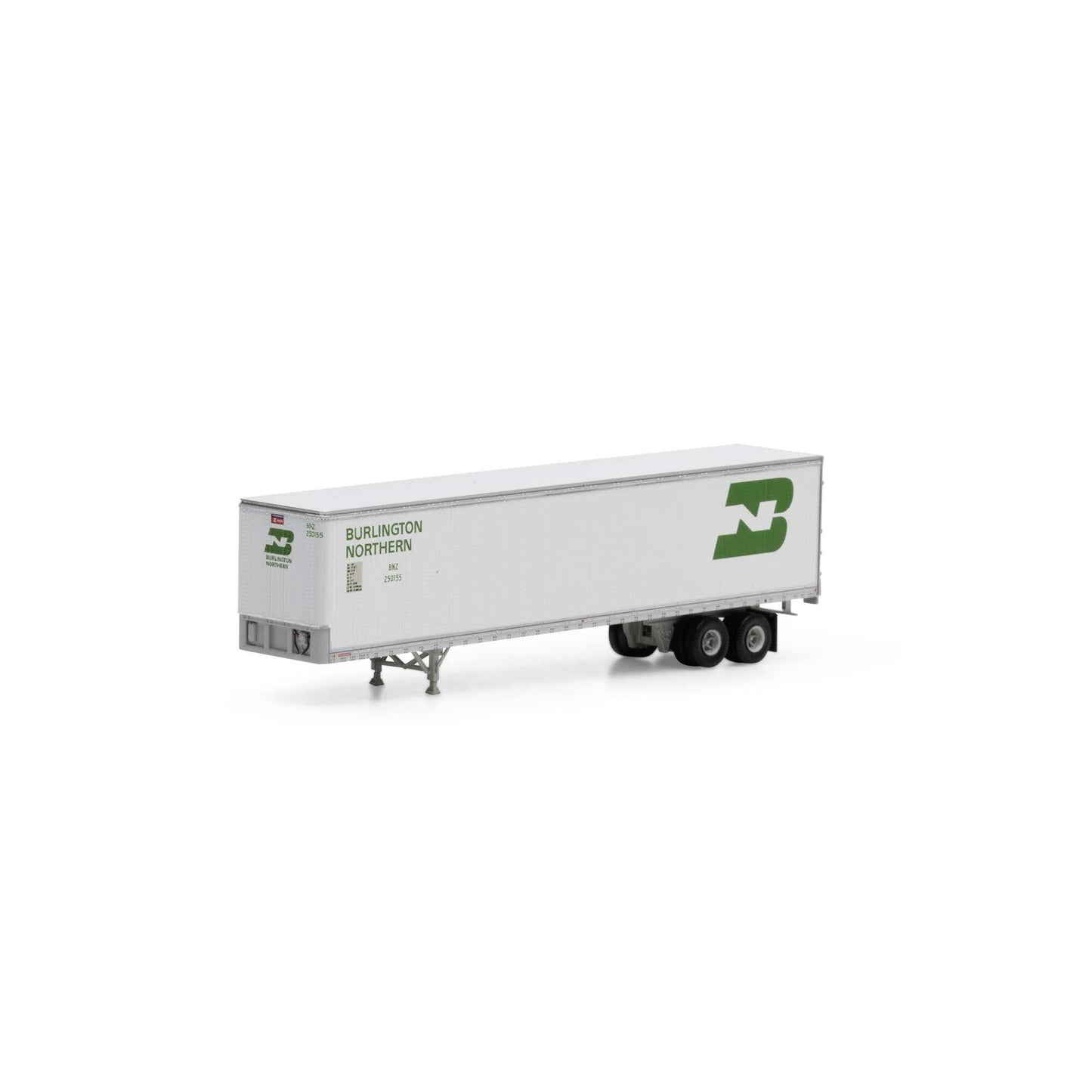 N 45' Fruehauf Z-Van Trailer BNZ #250155 (ATH13833)