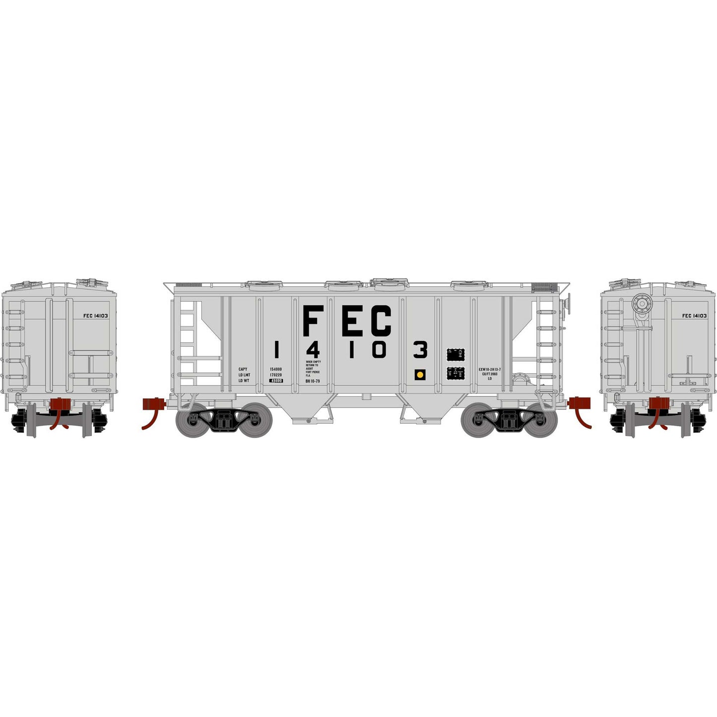 HO PS-2 2003 2-Bay Hopper FEC #14103 (ATH15418)