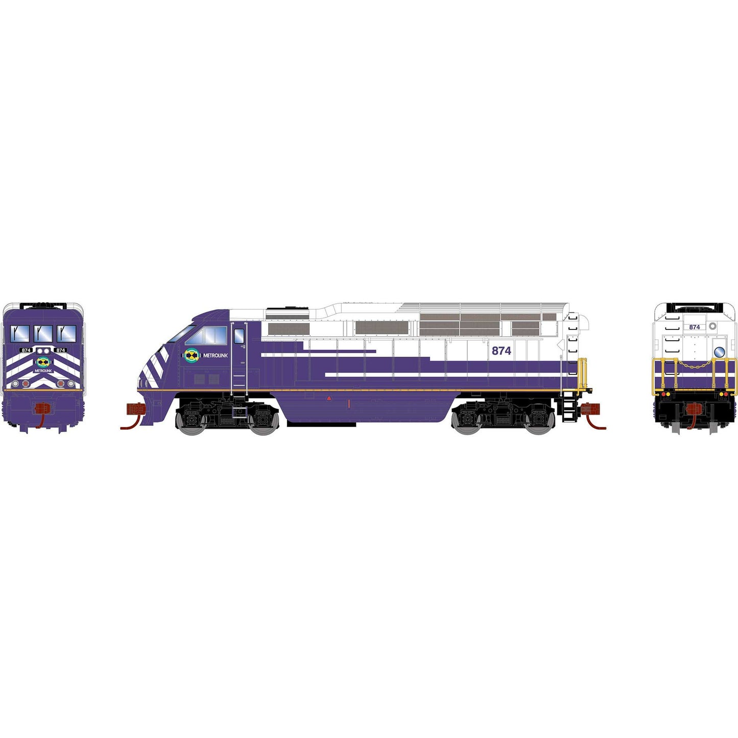 N F59PHI Locomotive SCAX #874 (ATH15870)
