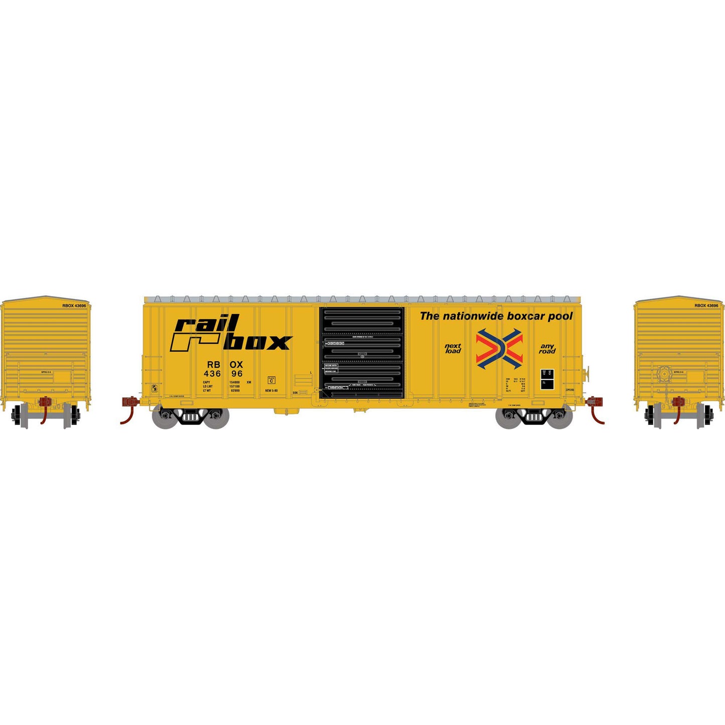 HO 50' PS 5277 Box Car RBOX #43696 (ATH15964)