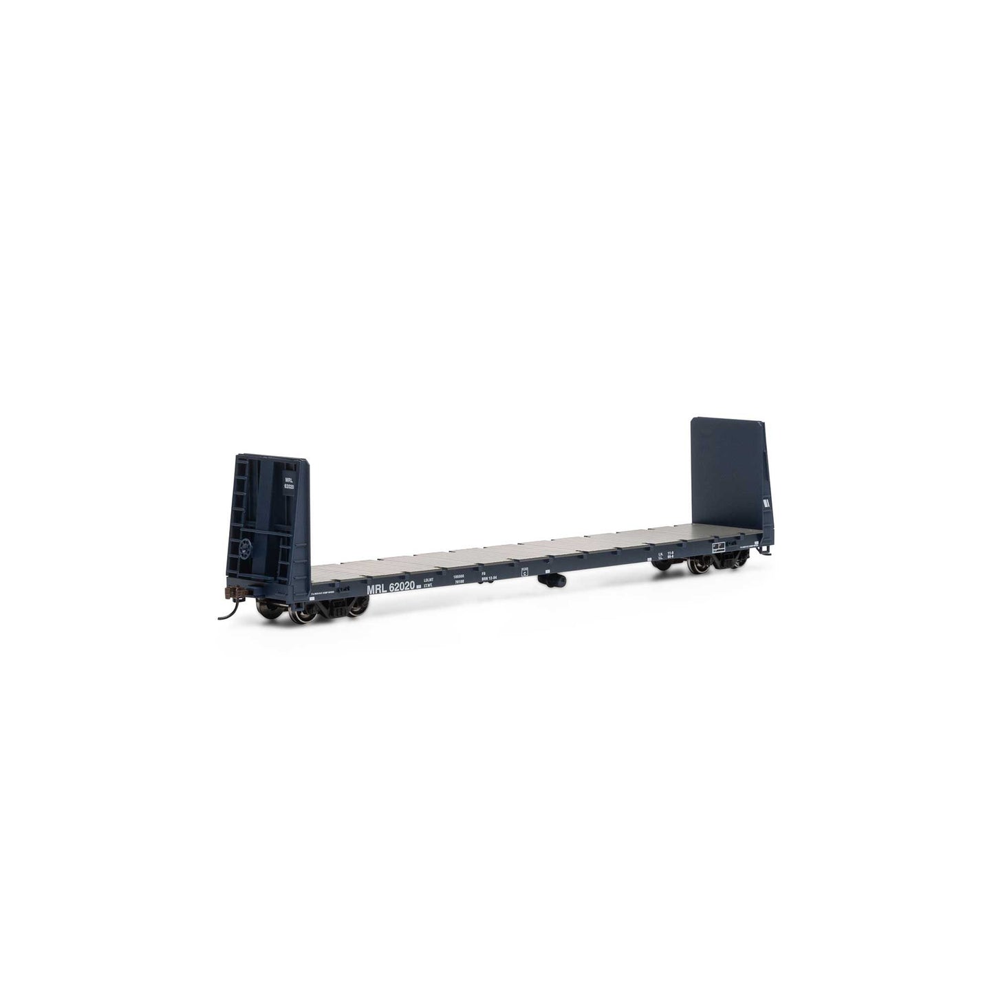 HO 60' Bulkhead Flat MRL #62020 Plastic Model (ATH17225)