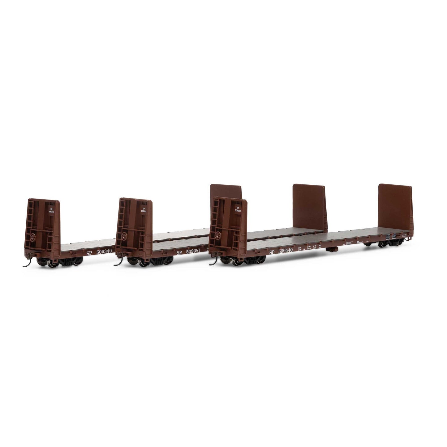 HO 60' Bulkhead Flat Southern Pacific Flatcar Model (ATH17235)