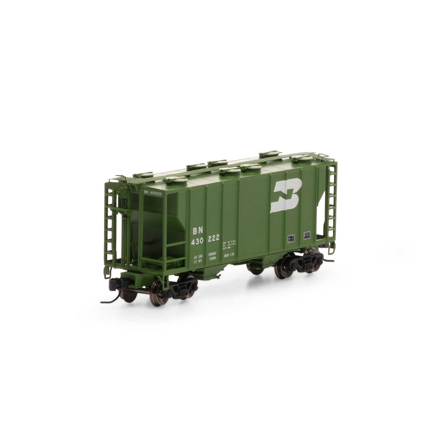 N PS-2 2600 Covered Hopper Burlington Northern #430222 Model (ATH17241)