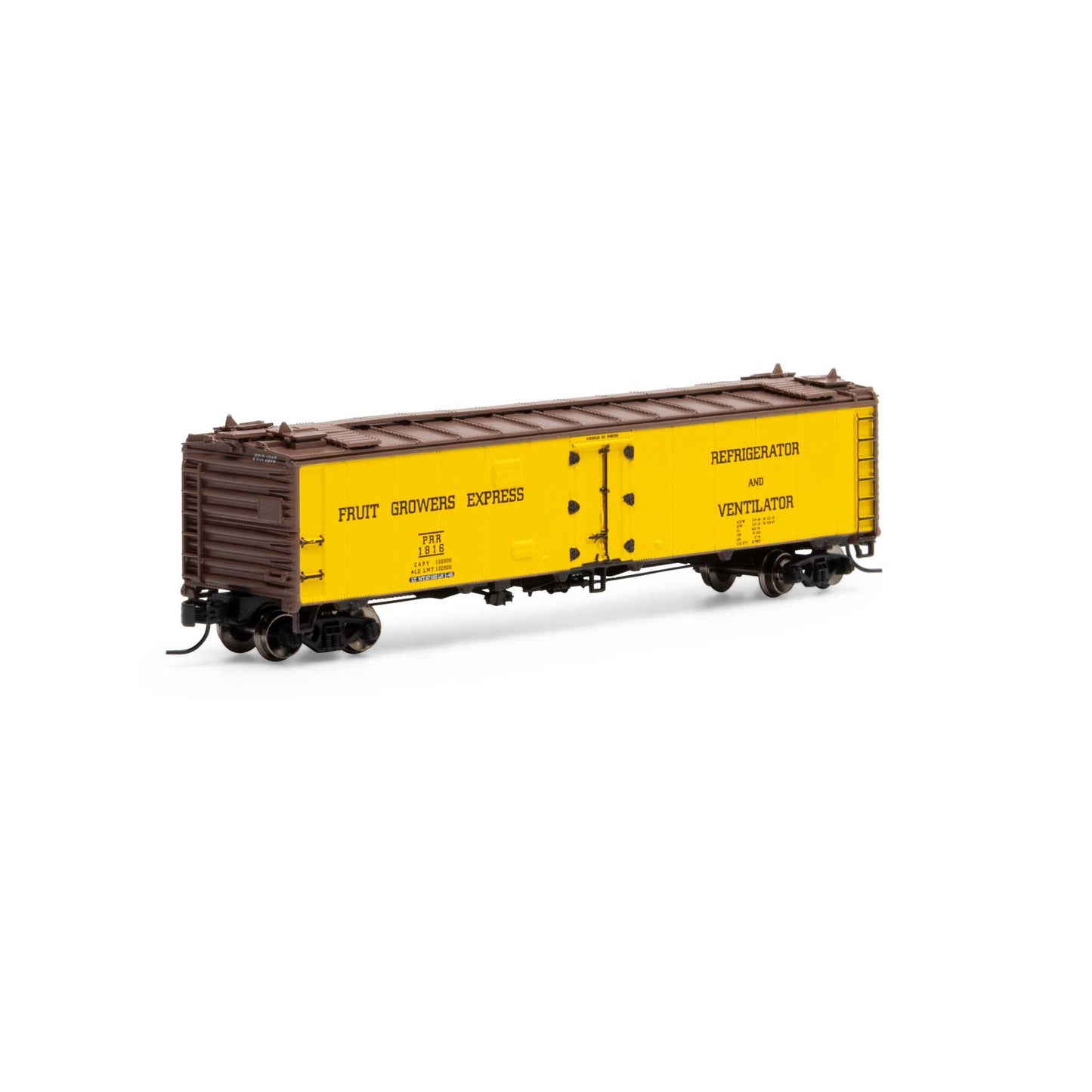 N 50' Ice Bunker Reefer PRR #1816 (ATH18089)