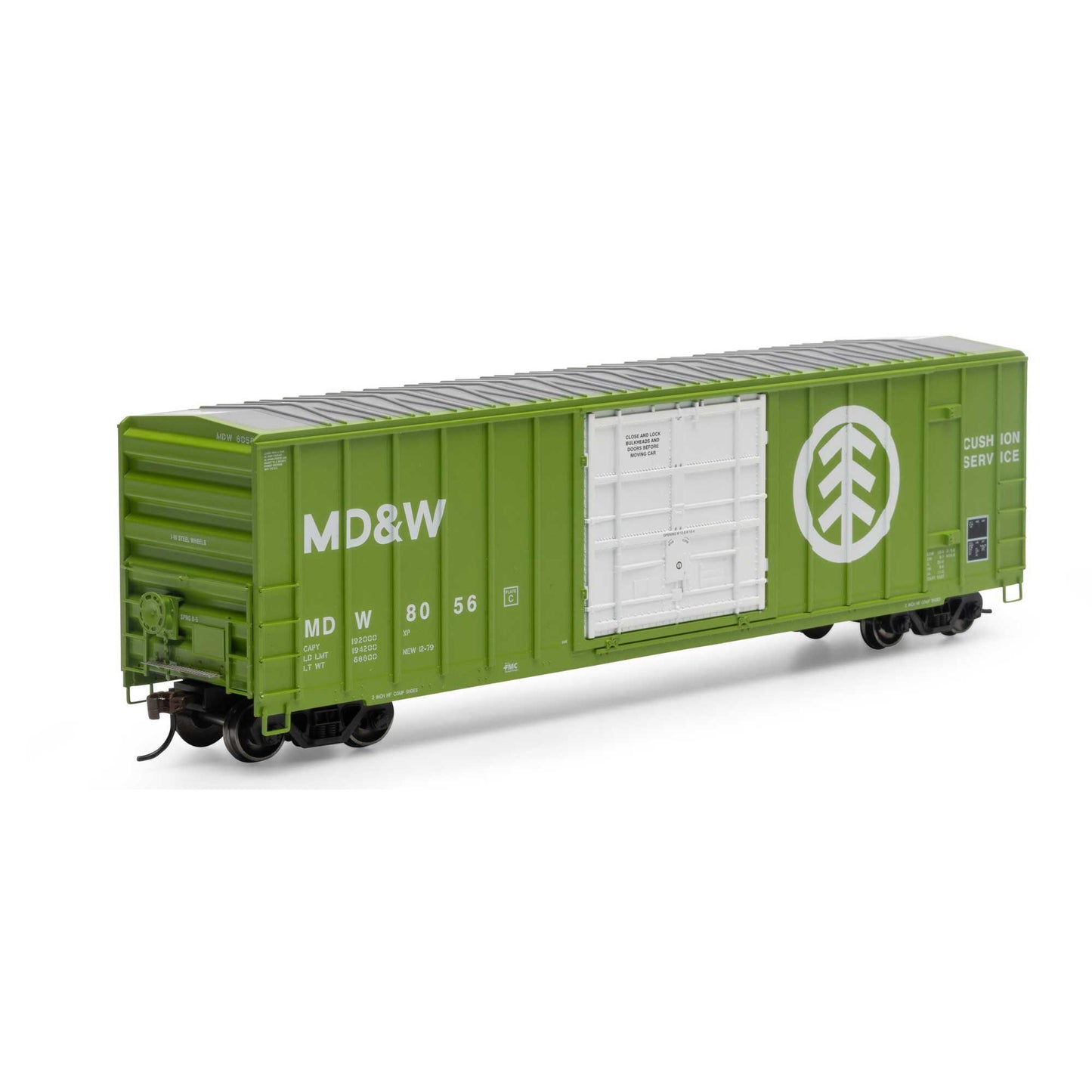 HO FMC 5327 12' Plug Door Box Car MD&W #8056 (ATH18680)