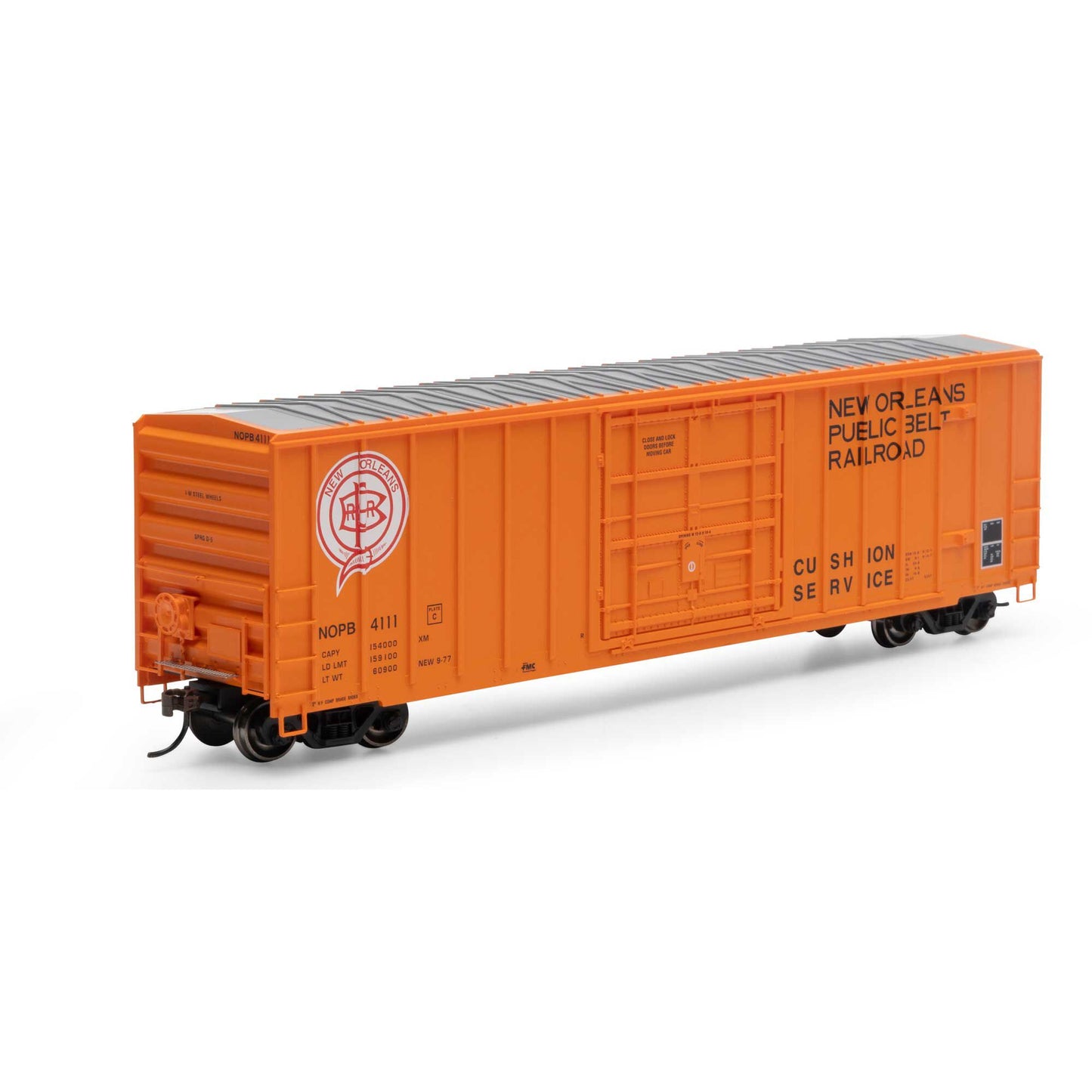 HO FMC 5327 12' Plug Door Box NOPB #4111 Plastic Model (ATH18682)