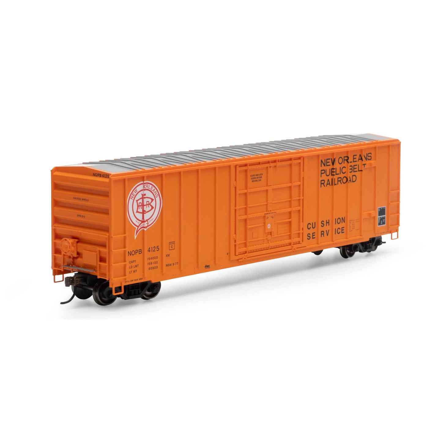 HO FMC 5327 12' Plug Door Box Car NOPB #4125 (ATH18683)