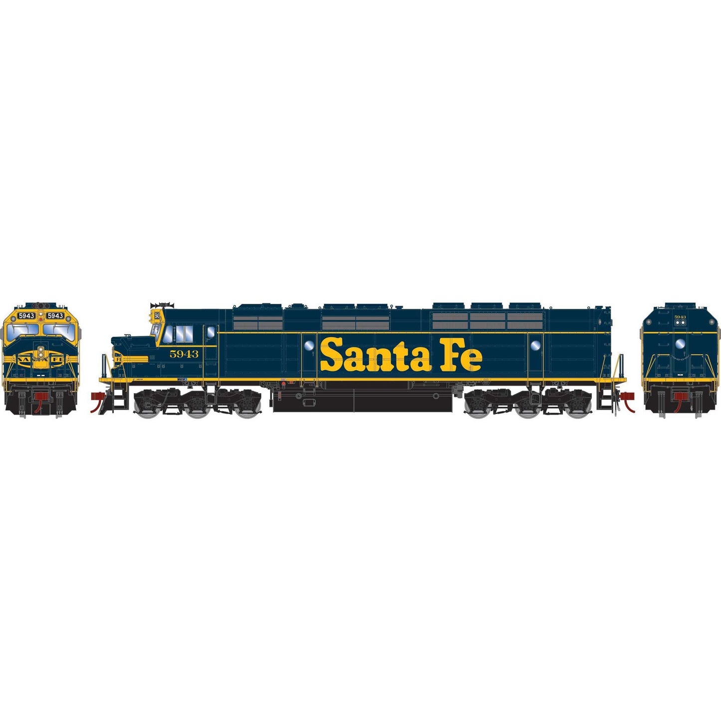N FP45 Locomotive ATSF #5943 (ATH19082)