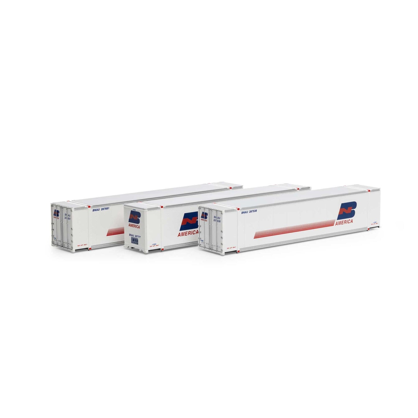 HO 48' Containers BNAU #287538, #287681, #287777 (ATH19143)