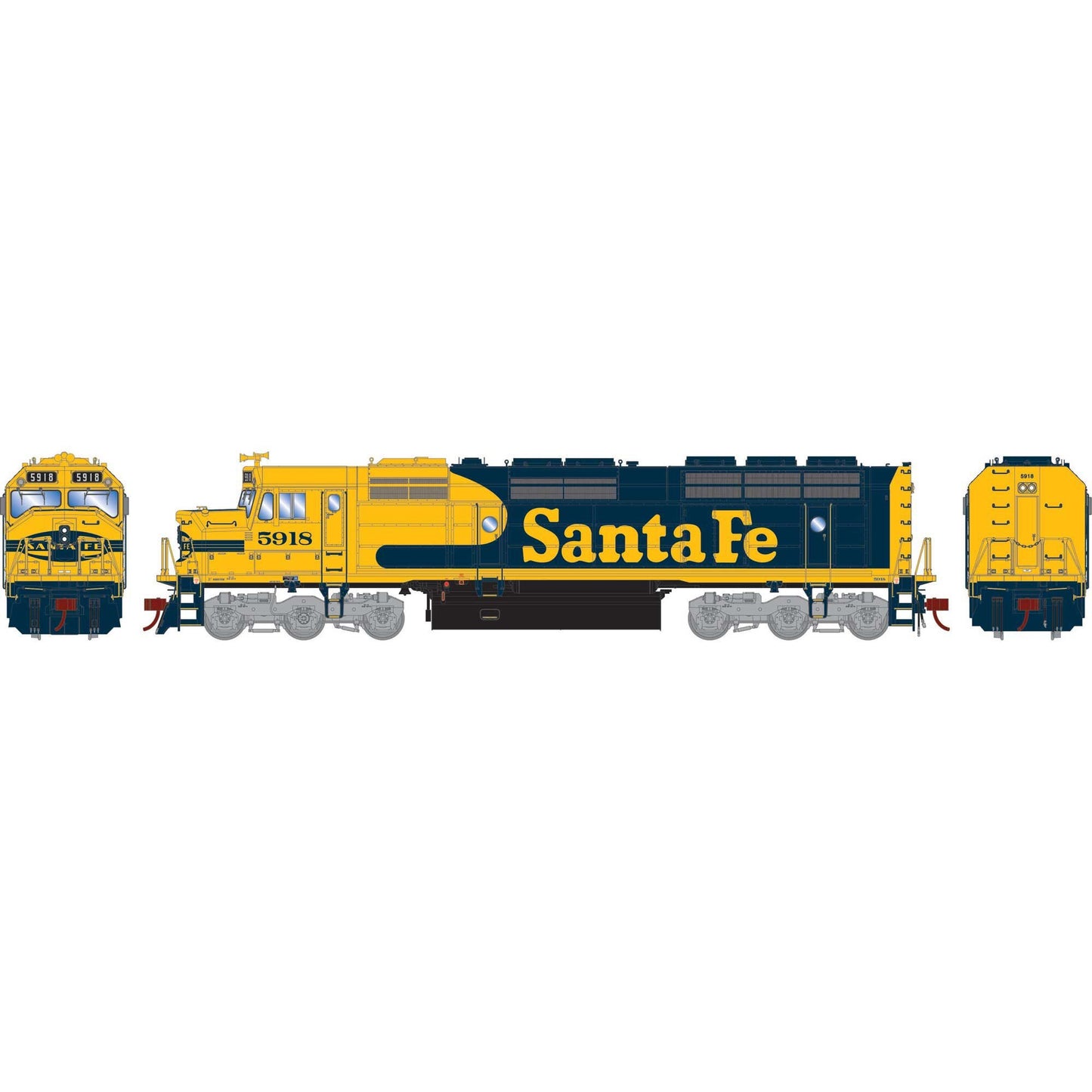 N F45 Locomotive with DCC and Sound ATSF #5918 (ATH19178)