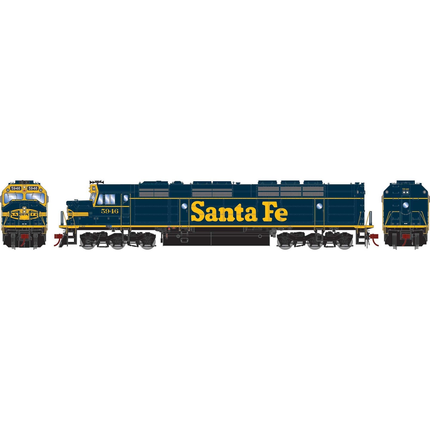 N FP45 Locomotive with DCC and Sound ATSF #5946 (ATH19183)